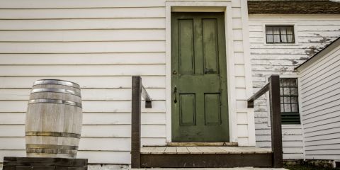 rural Michigan door and porch